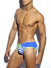 Striped Swim Briefs